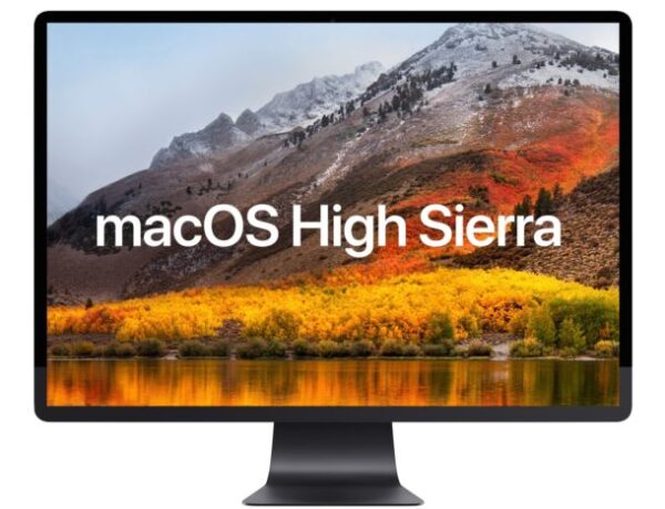 tela sistema operacional apple Mac OS high sierra