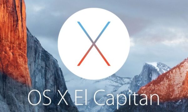 Tela sistema operacional Apple Mac OS El Capitan