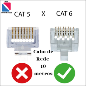 cabo de rede alta velocidade cat6 gigabit 10 metros, patch cord gigabit 10 metros